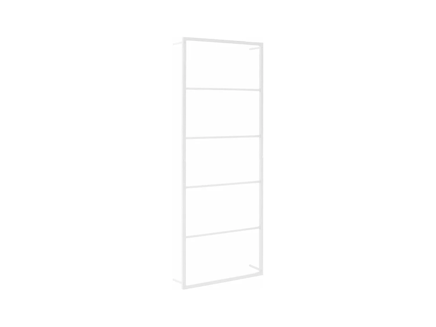 Porte-serviette support mural support blanche 45 x 10 x 115 cm 02_0001640