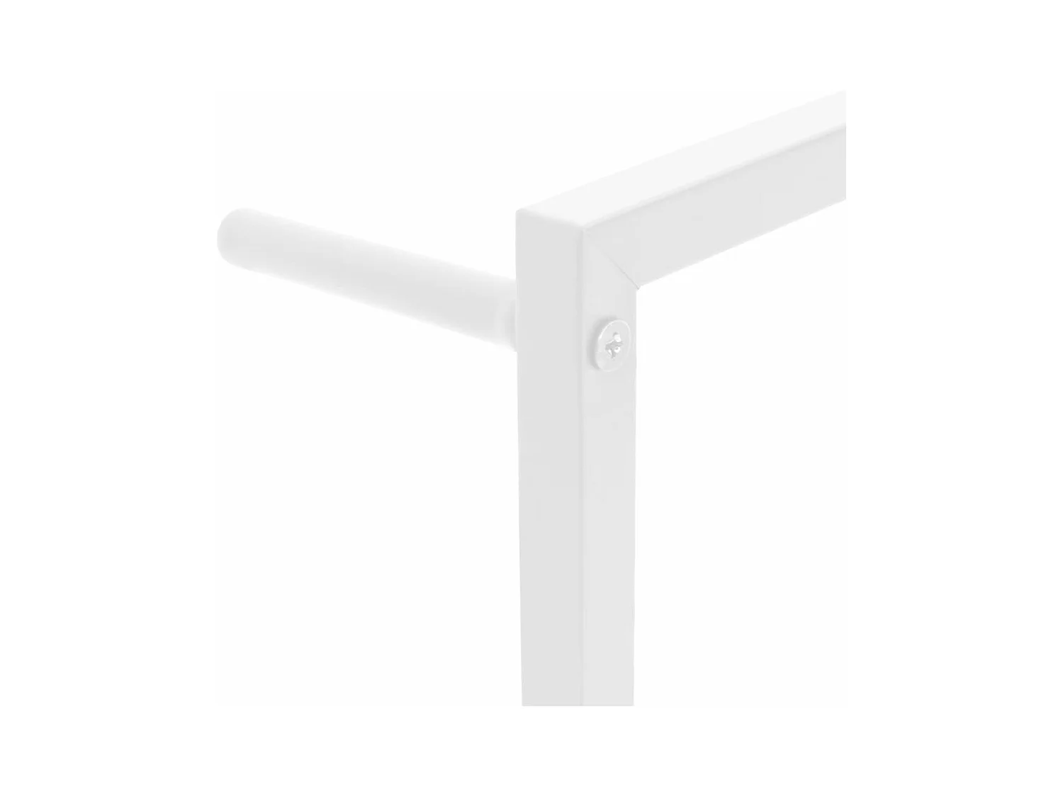 Porte-serviette support mural support blanche 45 x 10 x 115 cm 02_0001640