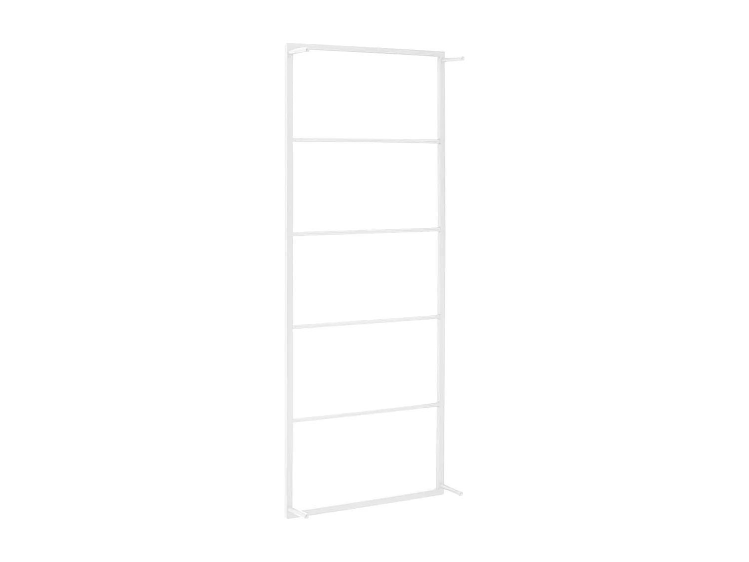 Toalheiro de parede, rack de armazenamento para banheiro, cabide de toalha, interior de casa, 115 cm, aço branco 02_0001640