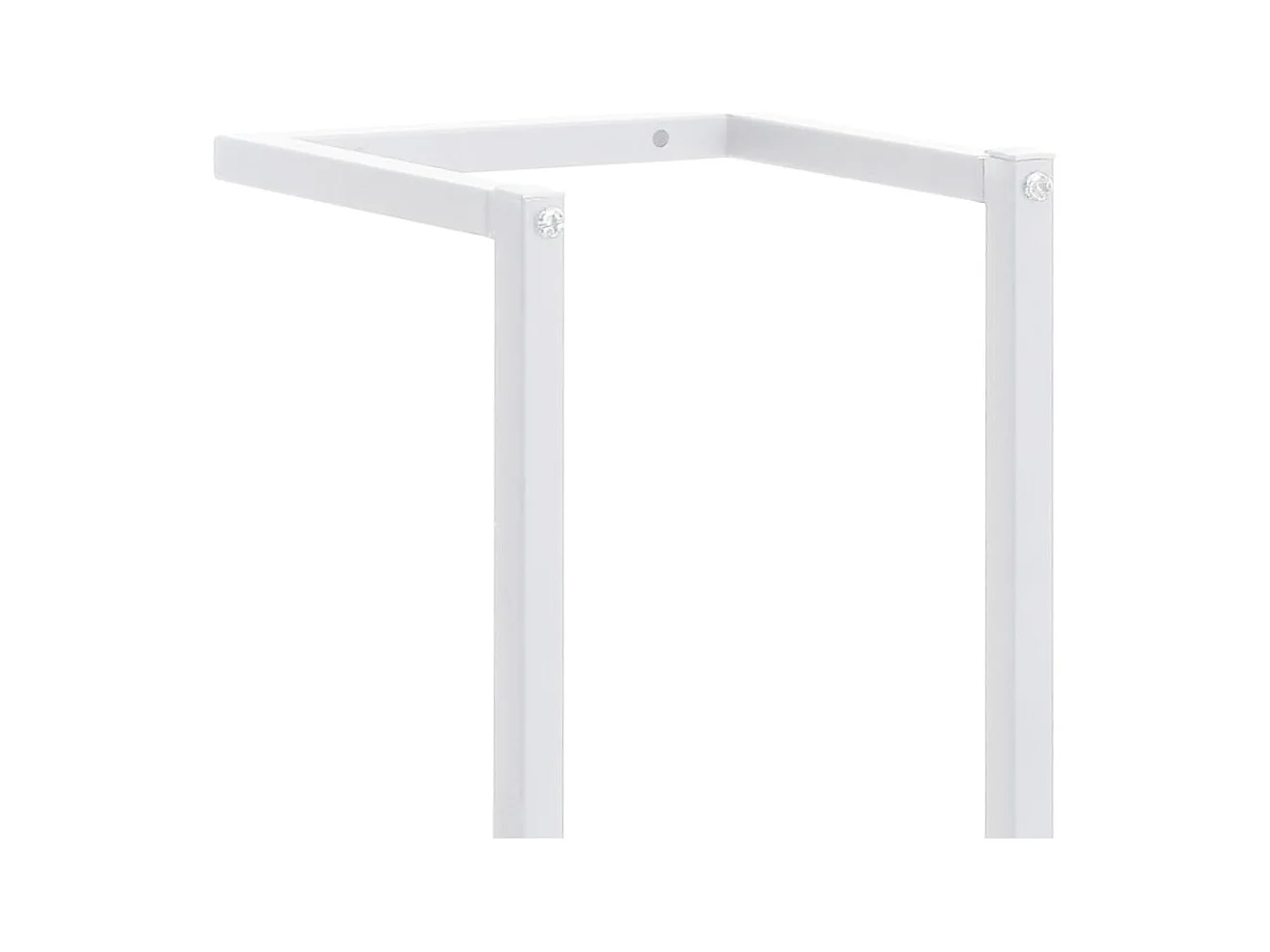 Porta asciugamani bagno universale 95 cm acciaio bianco 02_0001639