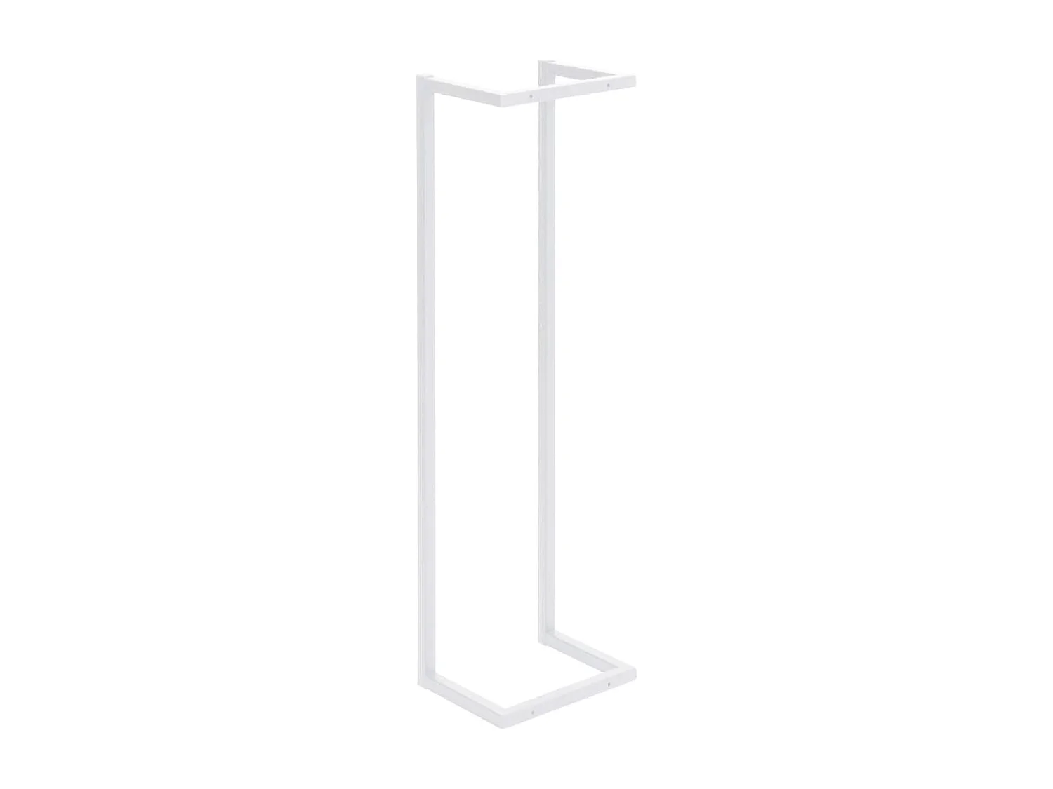 Porte-serviette salle de bain blanche 25 x 20 x 95 cm 02_0001639