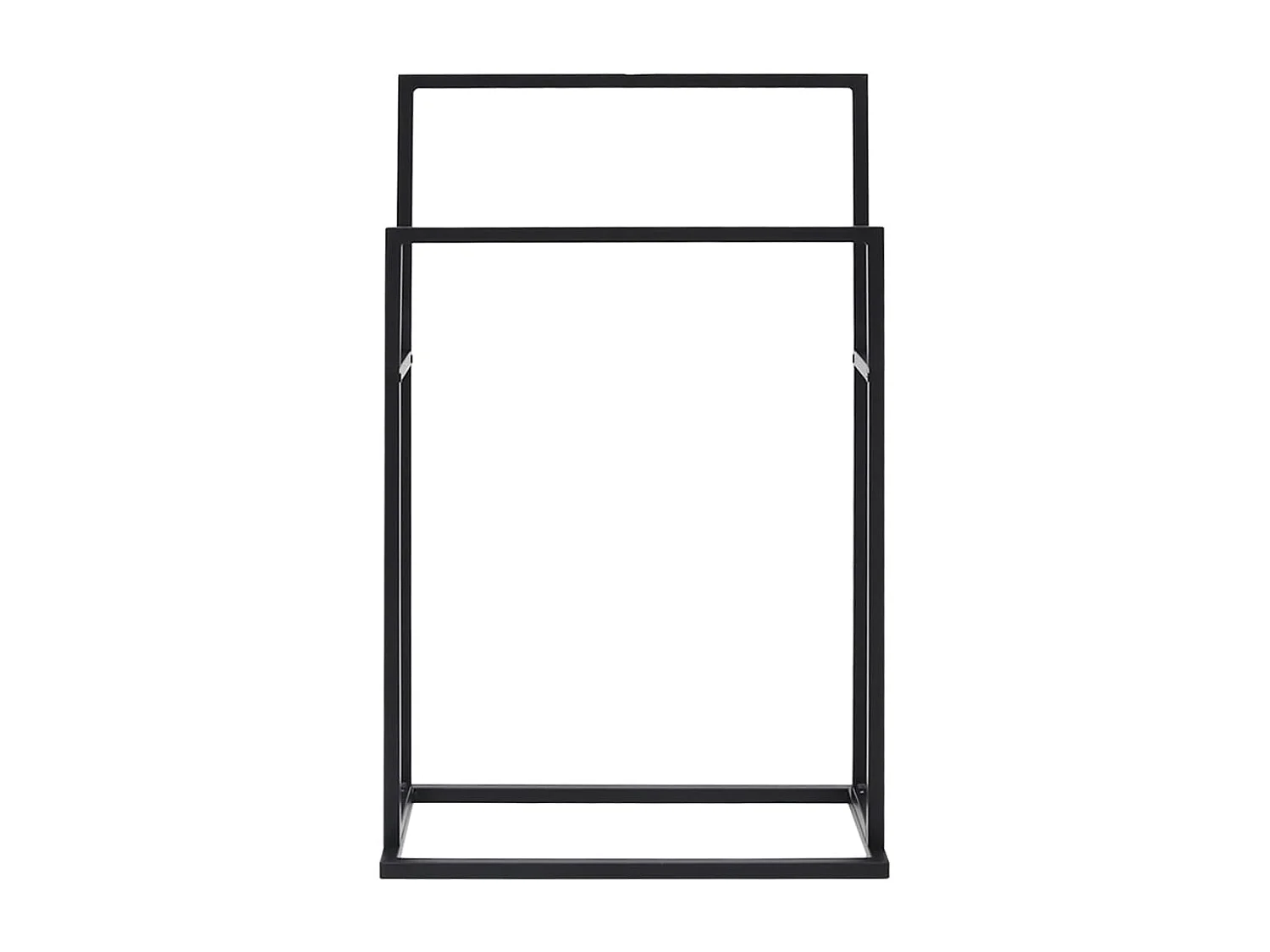 Toallero independiente 78,5 cm acero galvanizado negro 02_0001652