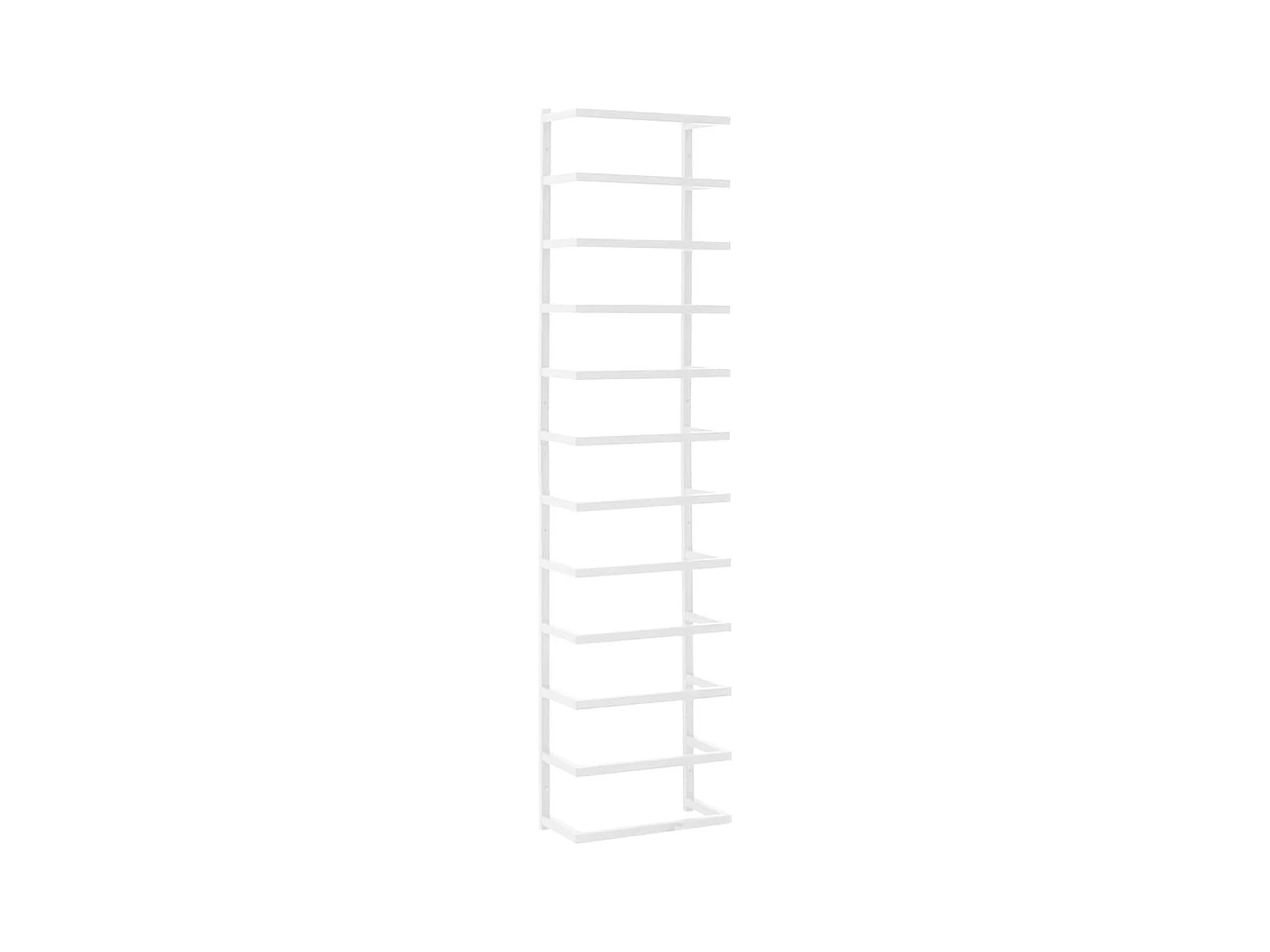 Porte-serviette salle de bain blanche 24 x 12 x 96 cm 02_0001638