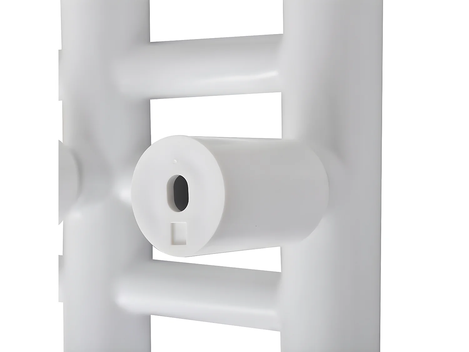 Radiateur chauffage central sèche-serviettes circulation d'eau chaude hauteur 140 cm salle de bain blanc 3202036
