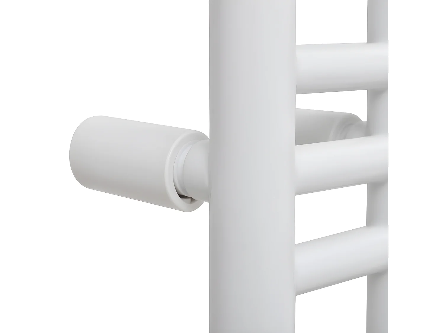 Radiateur chauffage central sèche-serviettes circulation d'eau chaude hauteur 140 cm salle de bain blanc 3202036