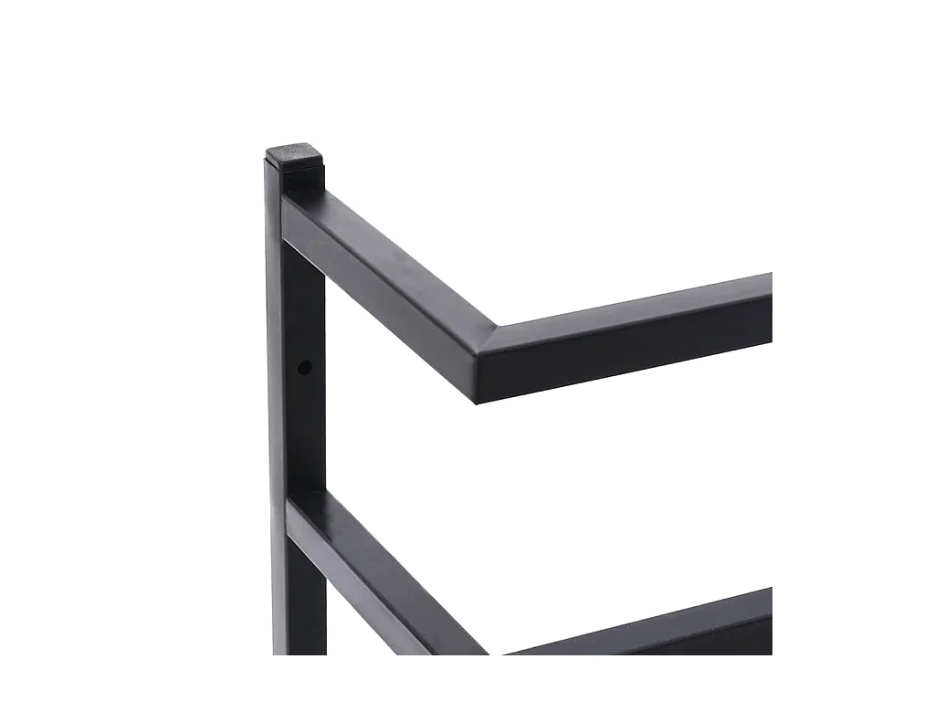 Porte-serviette noir 24 x noire 24 x 12 x 96 cm 02_0001647