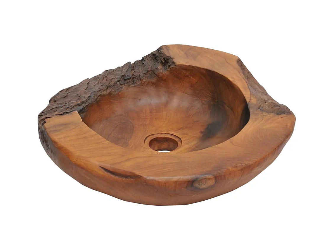 Lavabo vasque teck massif marron 45 x 45 x 12 cm 02_0002838