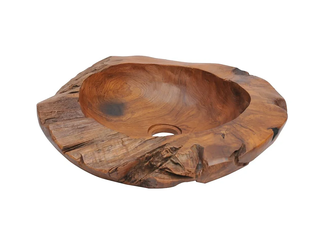 Lavabo vasque teck massif marron 45 x 45 x 12 cm 02_0002838