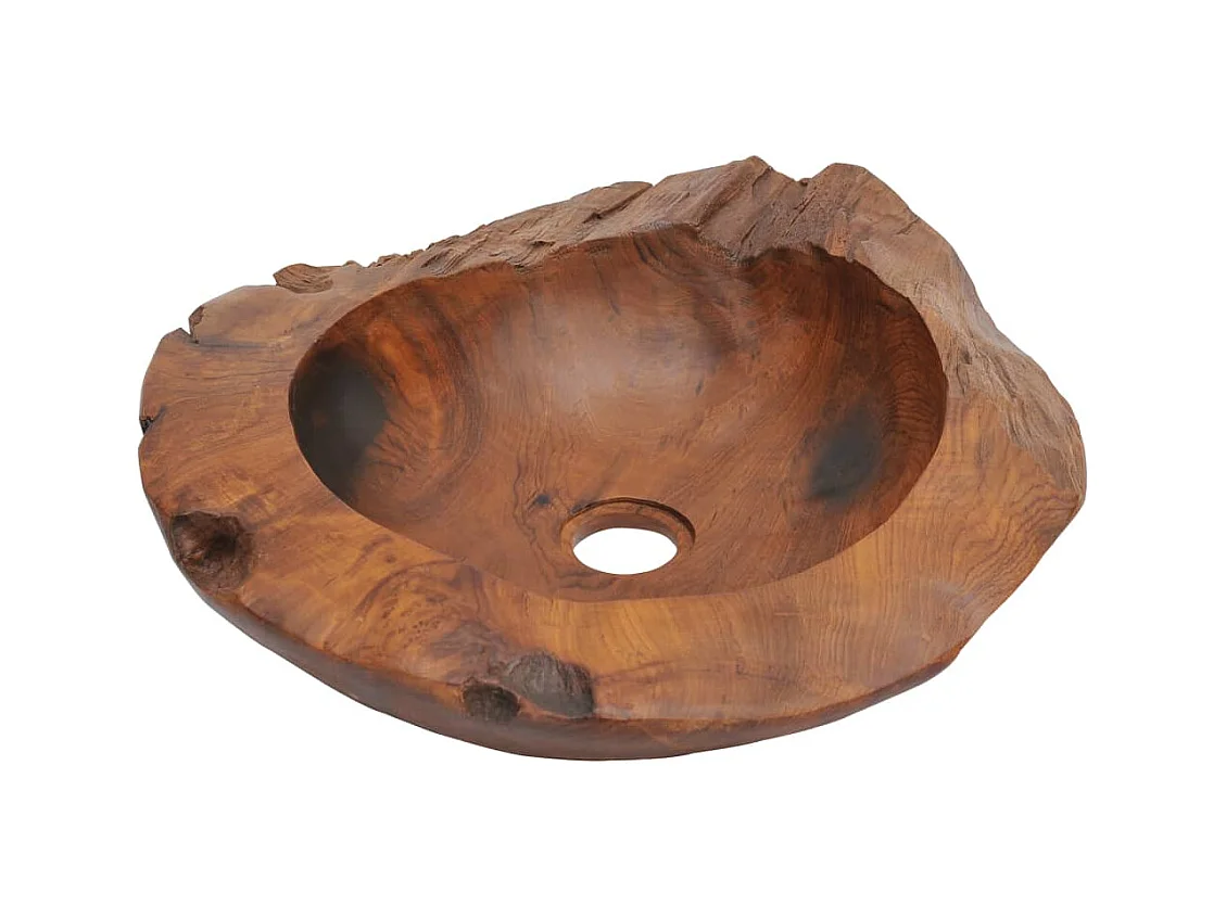 Lavabo vasque teck massif marron 45 x 45 x 12 cm 02_0002838