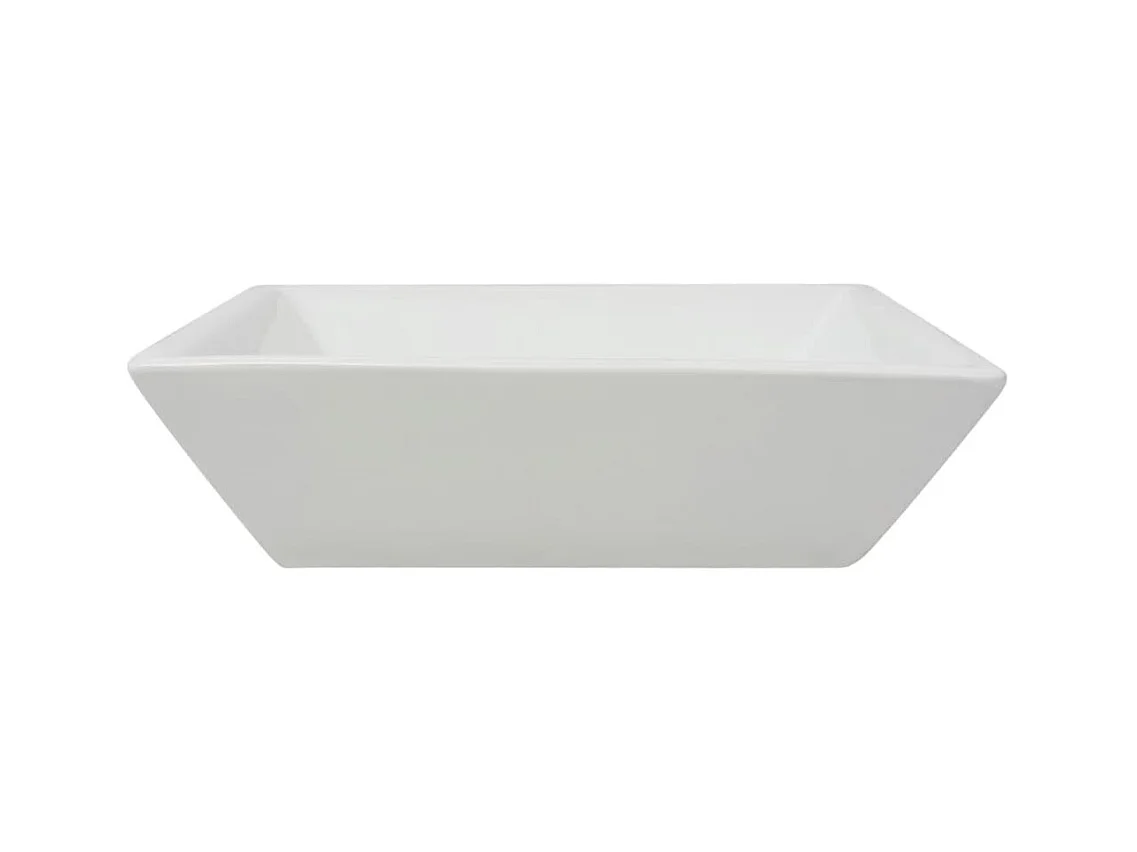 Lavabo carrée céramique 41,5 blanche 41.5 x 41.5 x 12 cm 02_0002531