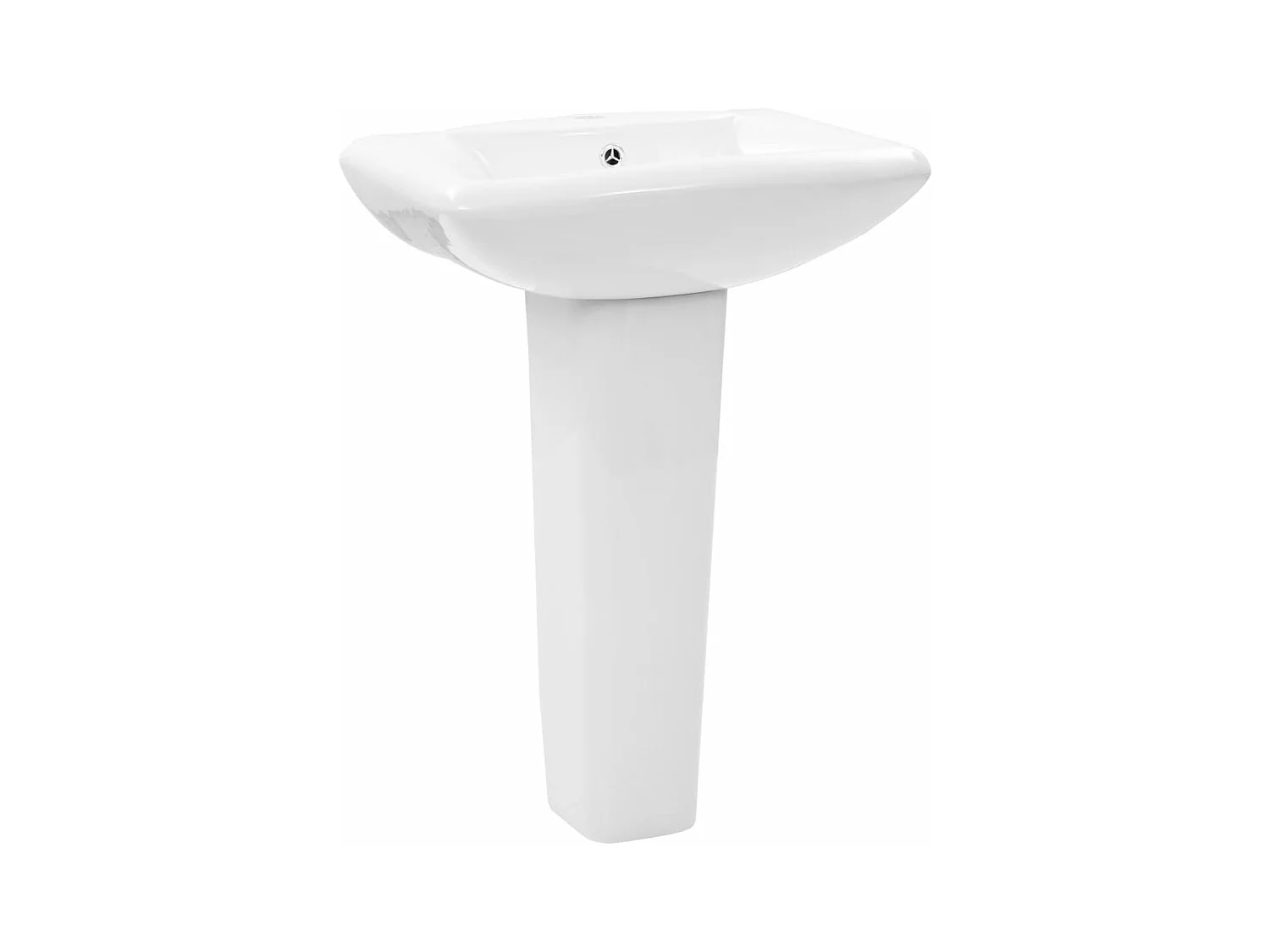 Lavabo autoportant avec socle blanche 58 x 47 x 20 cm 02_0002569