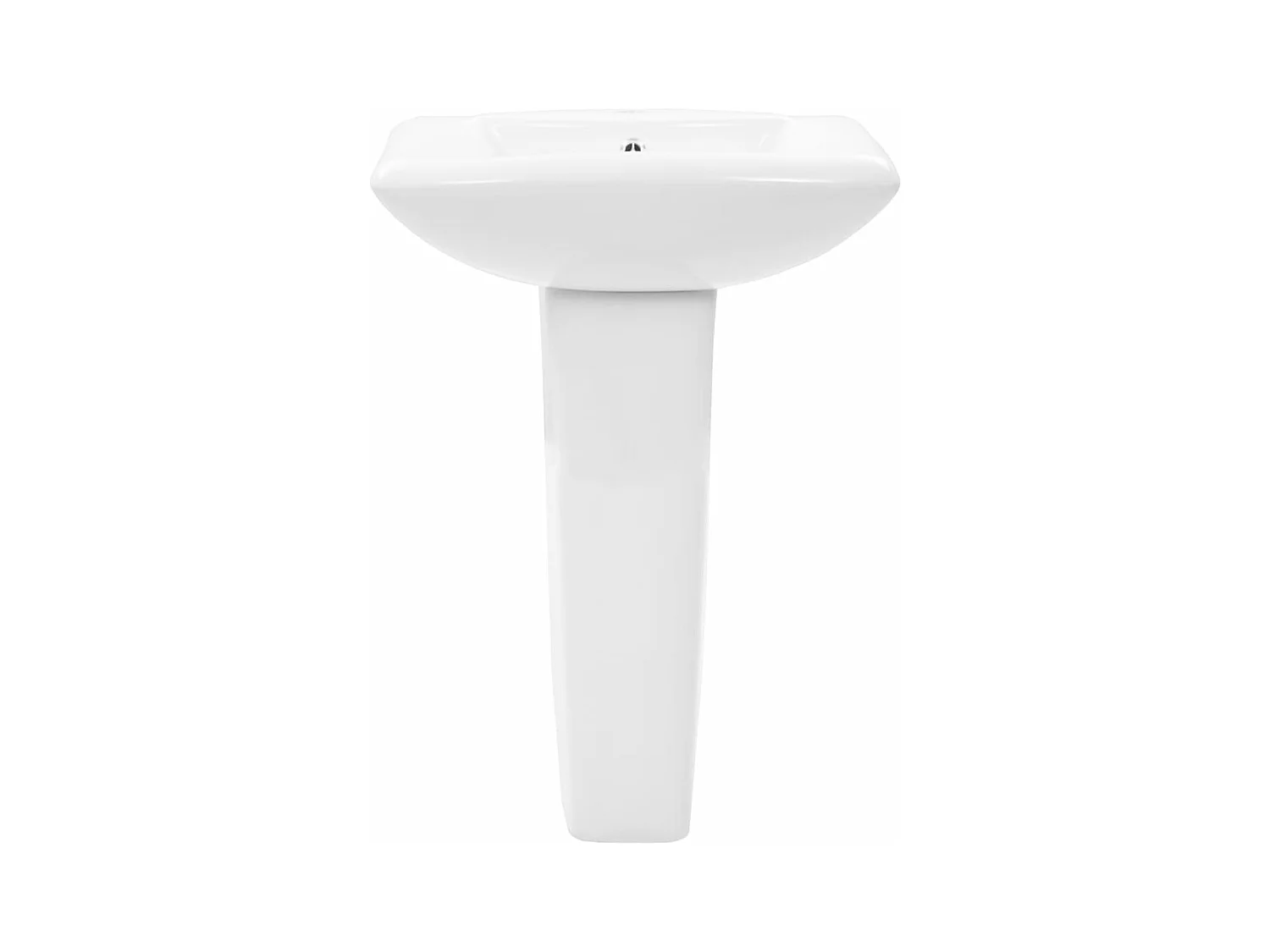 Lavabo autoportant avec socle blanche 58 x 47 x 20 cm 02_0002569
