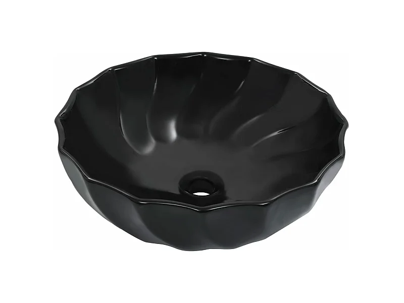 Lavabo 46 x 17 cm ceramica nera 02_0002631