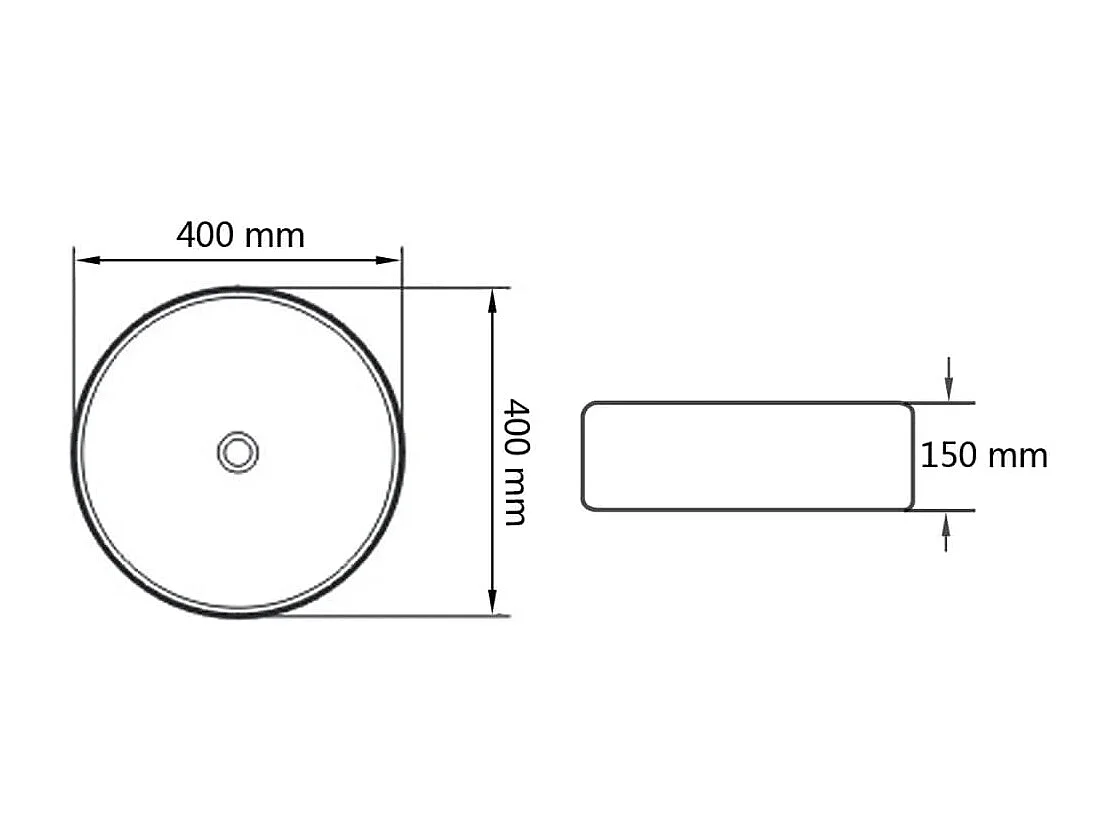 Diâmetro da pia da bacia 40 cm cerâmica prateada 02_0002604