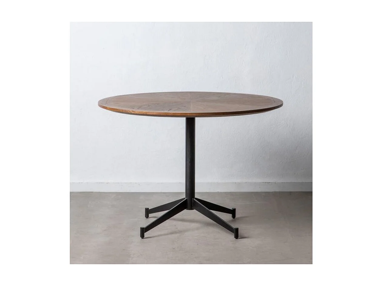 Table de repas ronde Bois/Métal - JIF