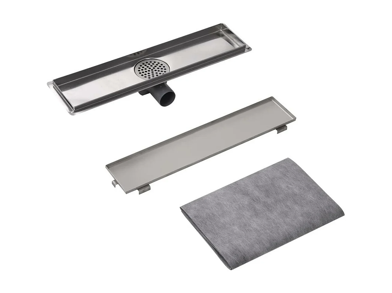 Desagüe de ducha lineal canal de ducha de acero inoxidable de 53 cm 02_0003043