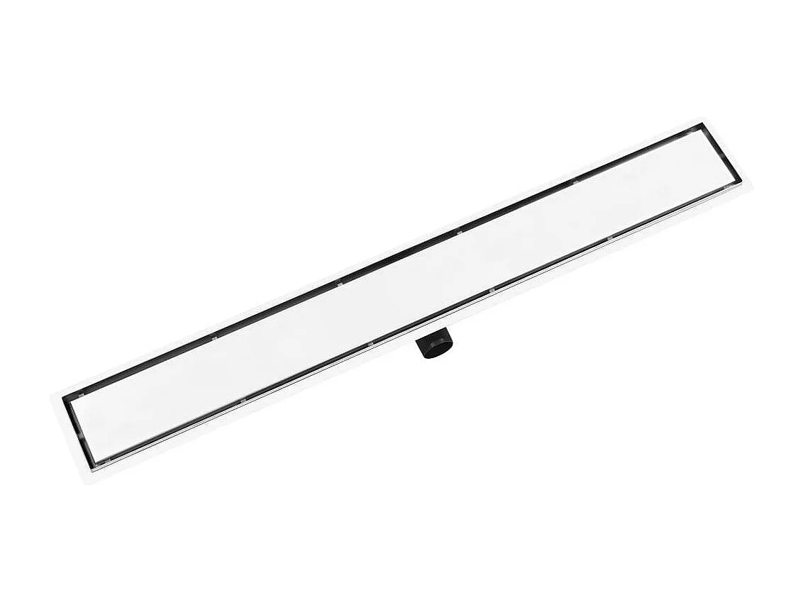 Caniveau drain de douche argenté 103 x 14 x 8.1 cm 02_0003014