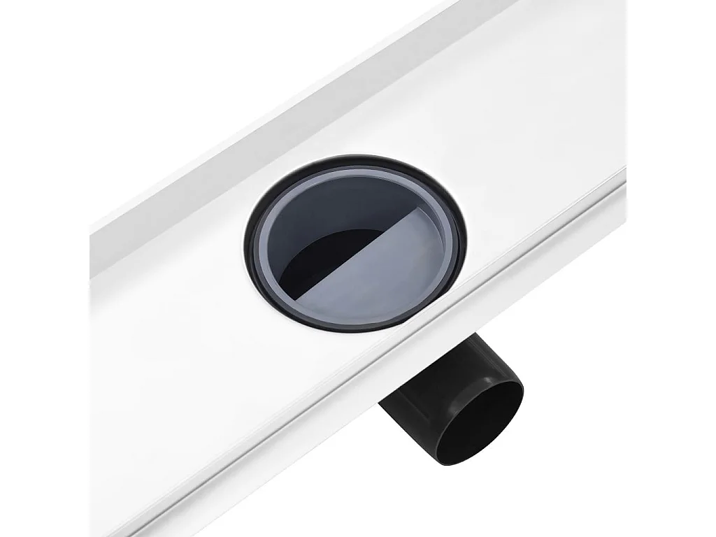 Caniveau drain de douche argenté 103 x 14 x 8.1 cm 02_0003014