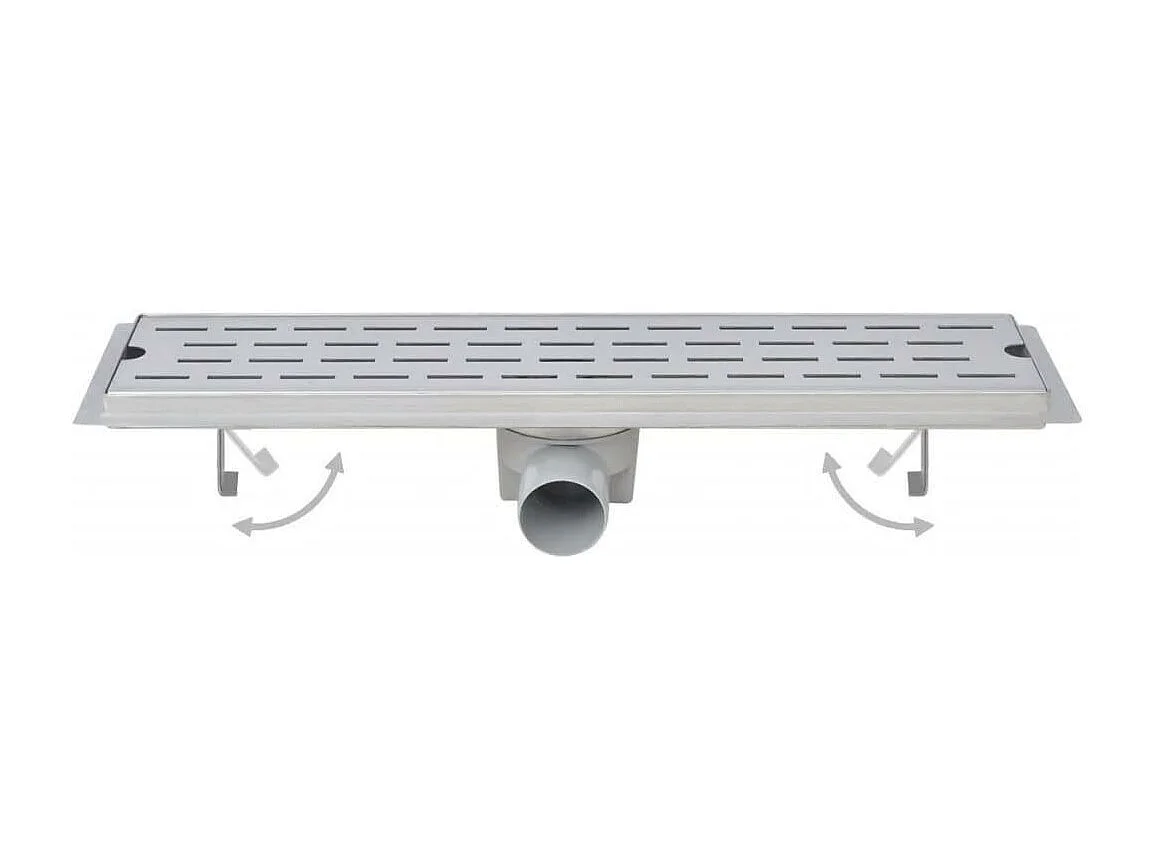 Calha de drenagem linear para chuveiro 2 peças 93 cm aço inoxidável 02_0003033