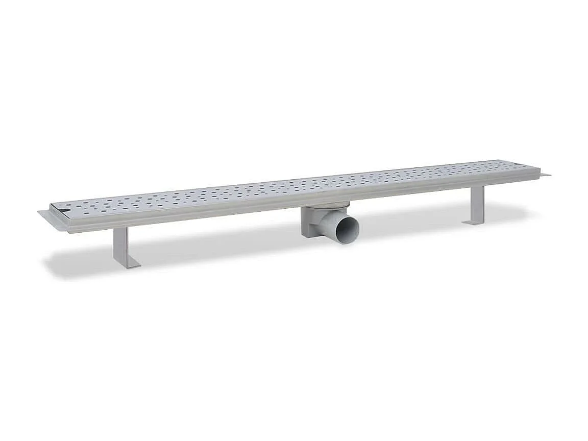 Calha de drenagem linear para chuveiro 2 peças 93 cm aço inoxidável 02_0003033