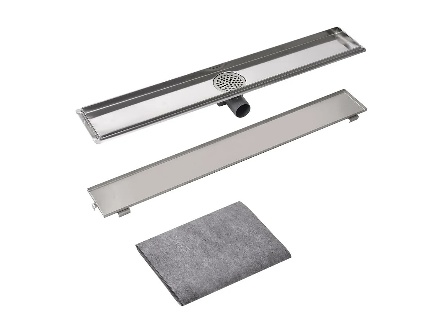 Ralo de chuveiro linear Calha de chuveiro de aço inoxidável de 83 cm 02_0003058