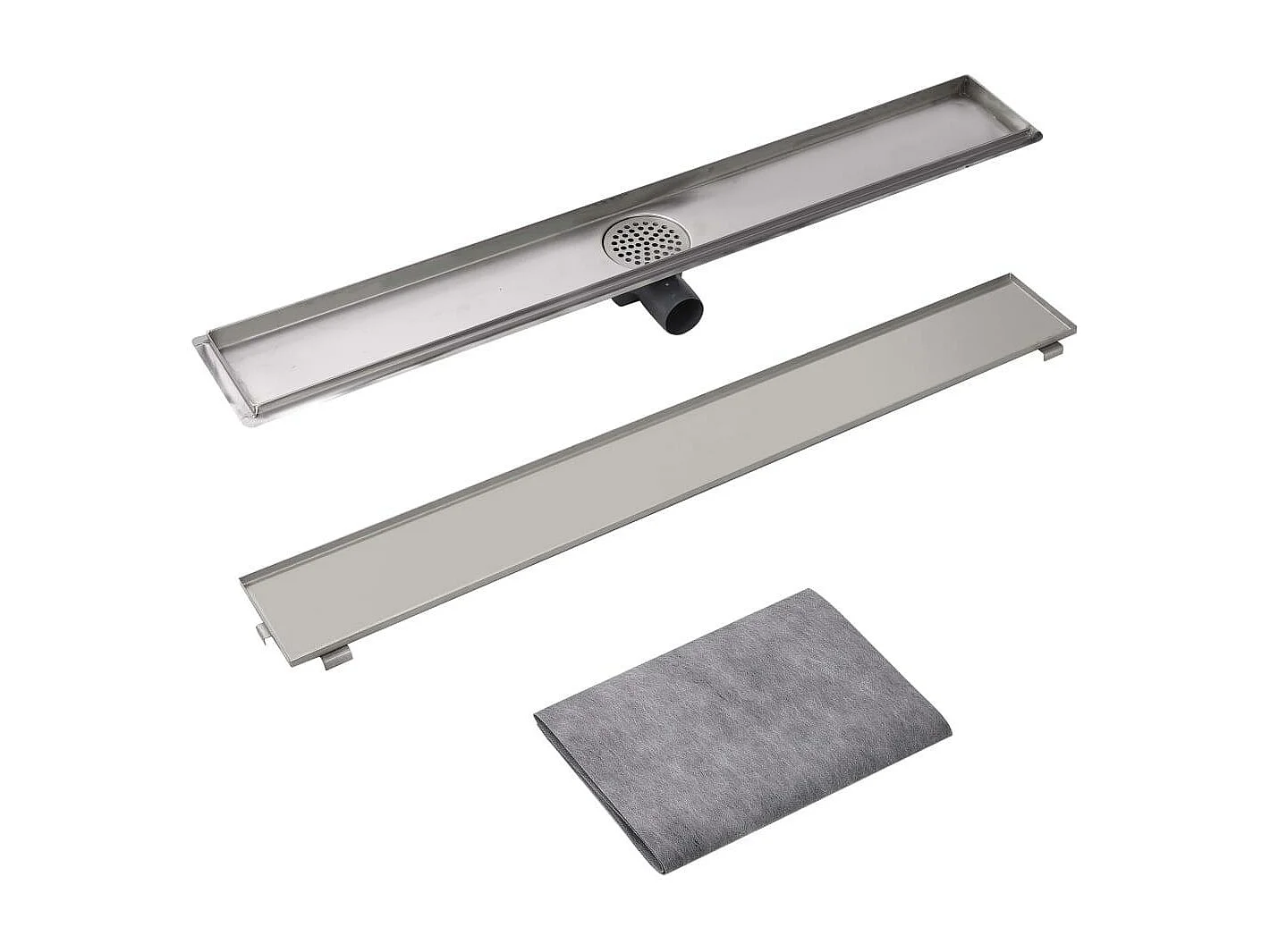 Ralo de chuveiro linear Calha de chuveiro de aço inoxidável de 93 cm 02_0003059