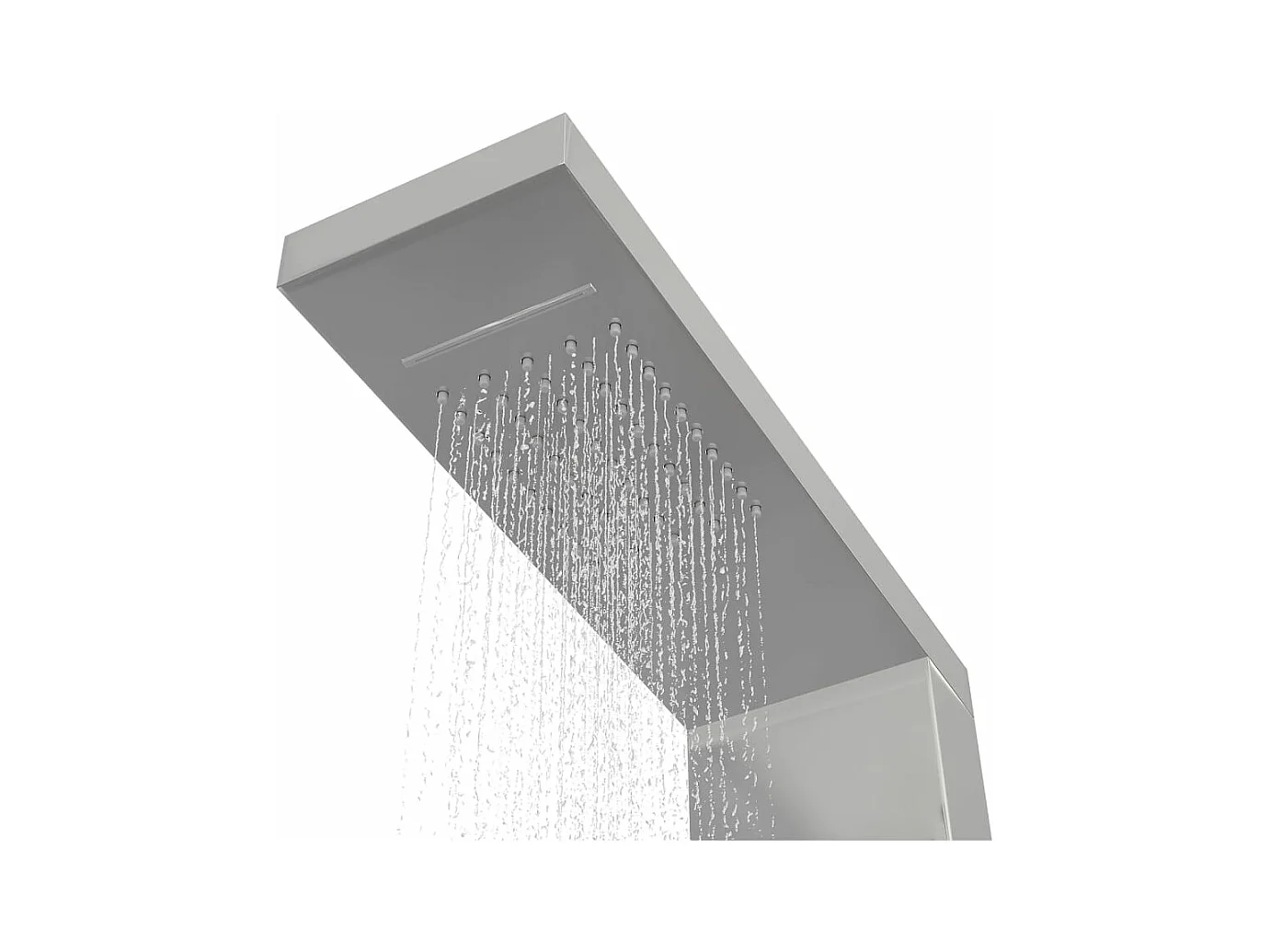 Système de panneau de argenté 15 x 47 x 114 cm 02_0003113