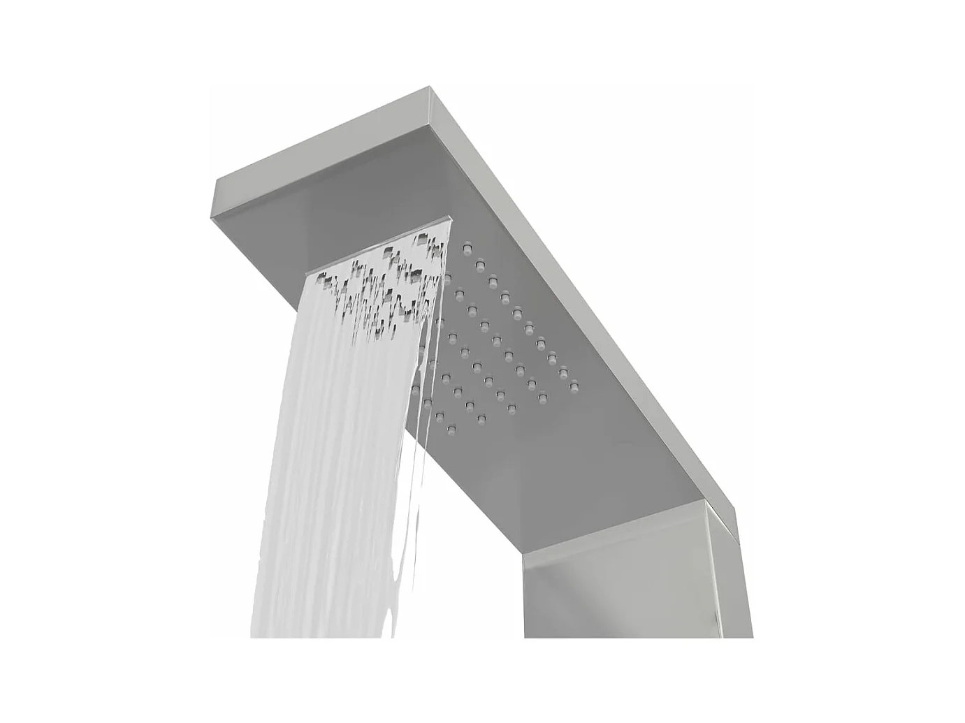 Système de panneau de argenté 15 x 47 x 114 cm 02_0003113