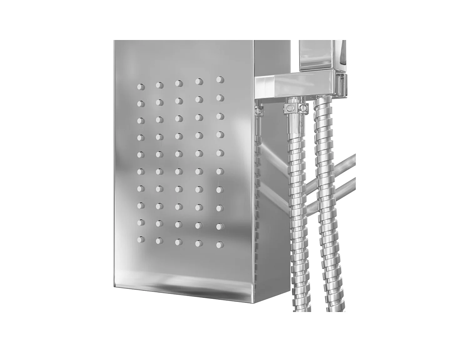 Système de panneau de argenté 15 x 47 x 114 cm 02_0003113