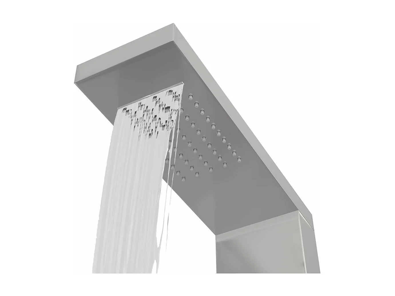 Sistema Pannello Doccia Pannello Bagno Sistema Miscelatore Doccia Doccia A Pioggia Interno Casa Acciaio Inox Quadrato 02_0003113