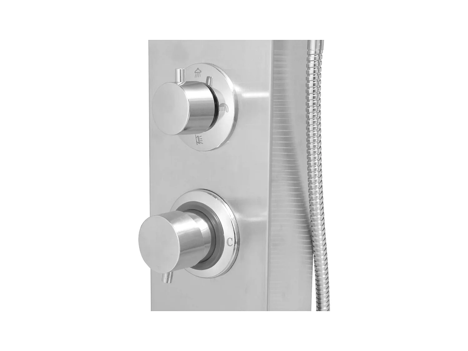 Système de panneau de argenté 15 x 47 x 130 cm 02_0003112