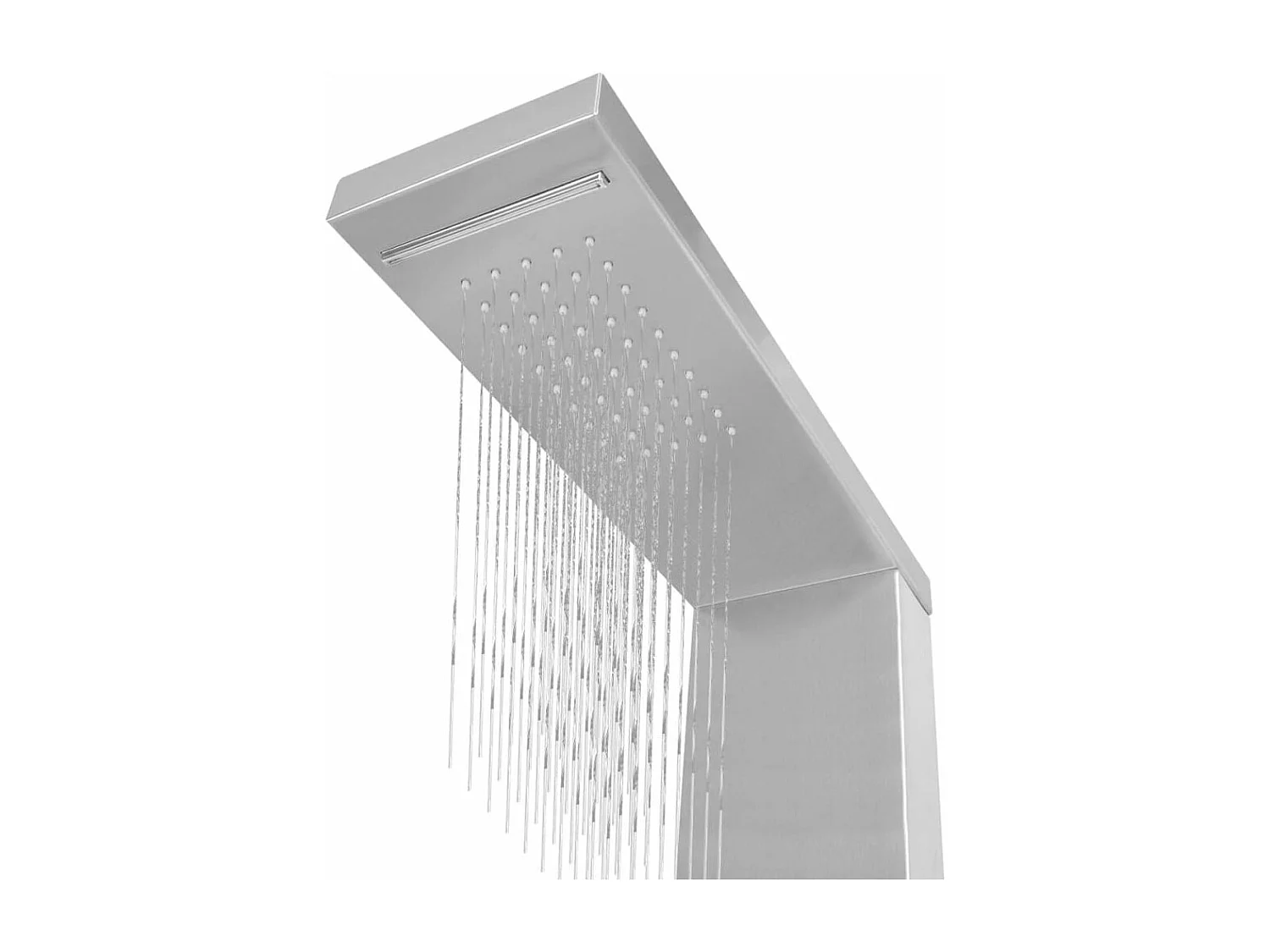 Système de panneau de argenté 15 x 47 x 130 cm 02_0003112