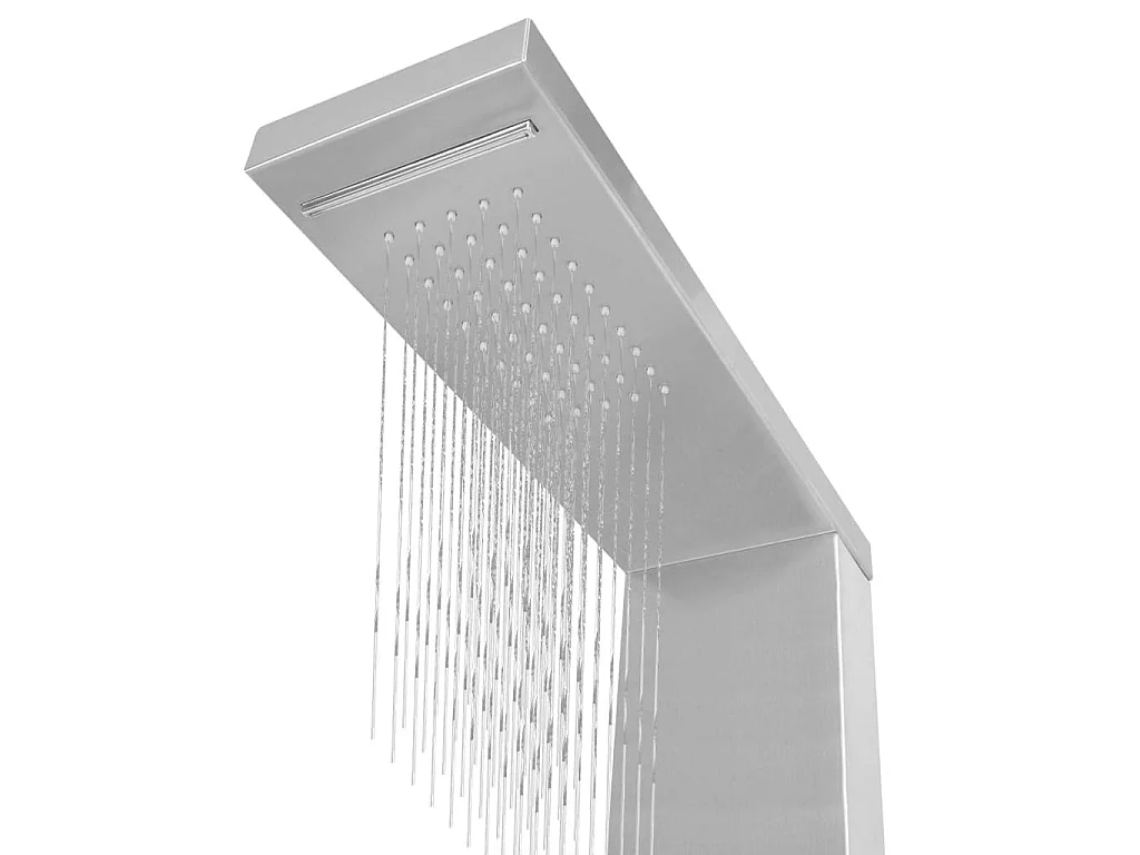 Système de panneau de argenté 15 x 47 x 130 cm 02_0003112