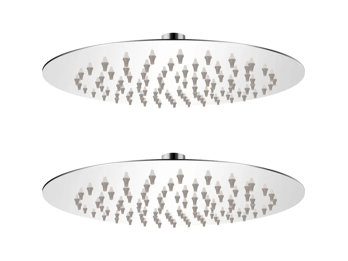 Set 2 soffioni doccia a immersione diametro 20 cm in acciaio inox 02_0002099