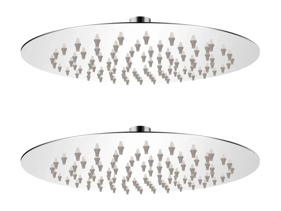 Lot de 2 pommes argenté 20 x 20 x 20 cm 02_0002099