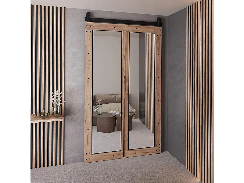 Schuifdeur QUDIO M8 eiken craft goud 100