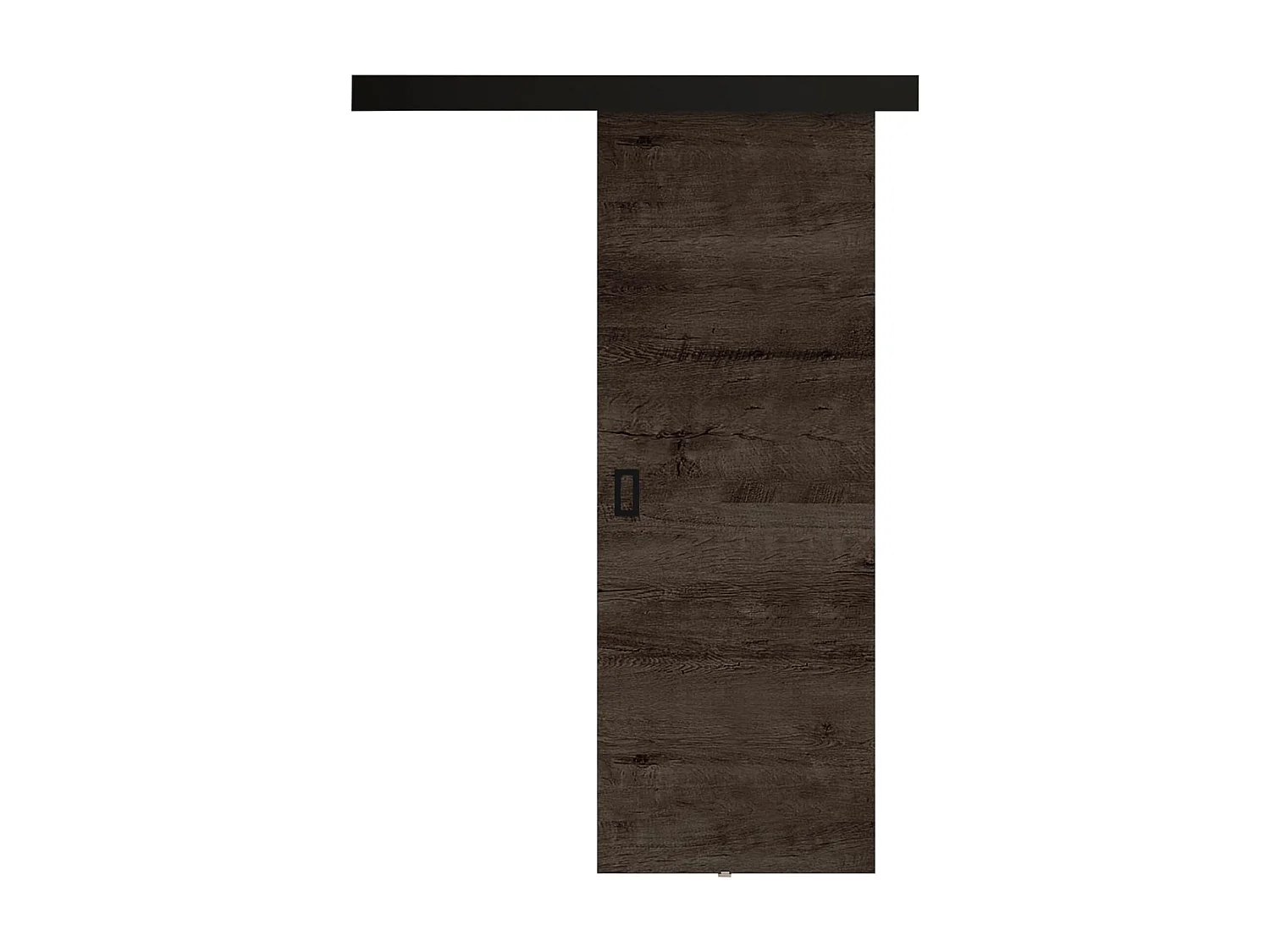 Schiebetür mit Abdeckleiste  WERDI 60 Dunkle Esche