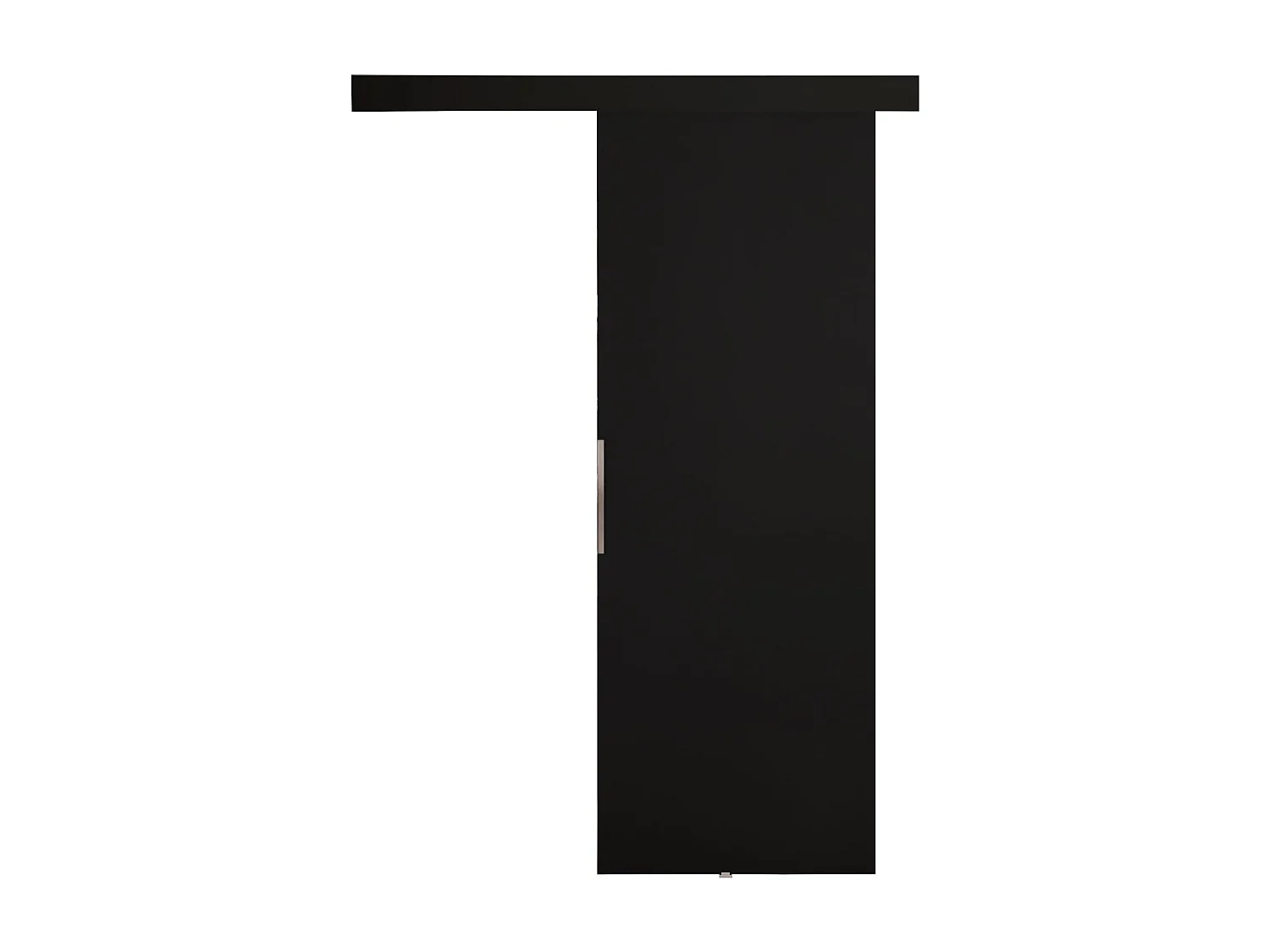 Schiebetür mit Abdeckleiste MALIBU 70 Schwarz