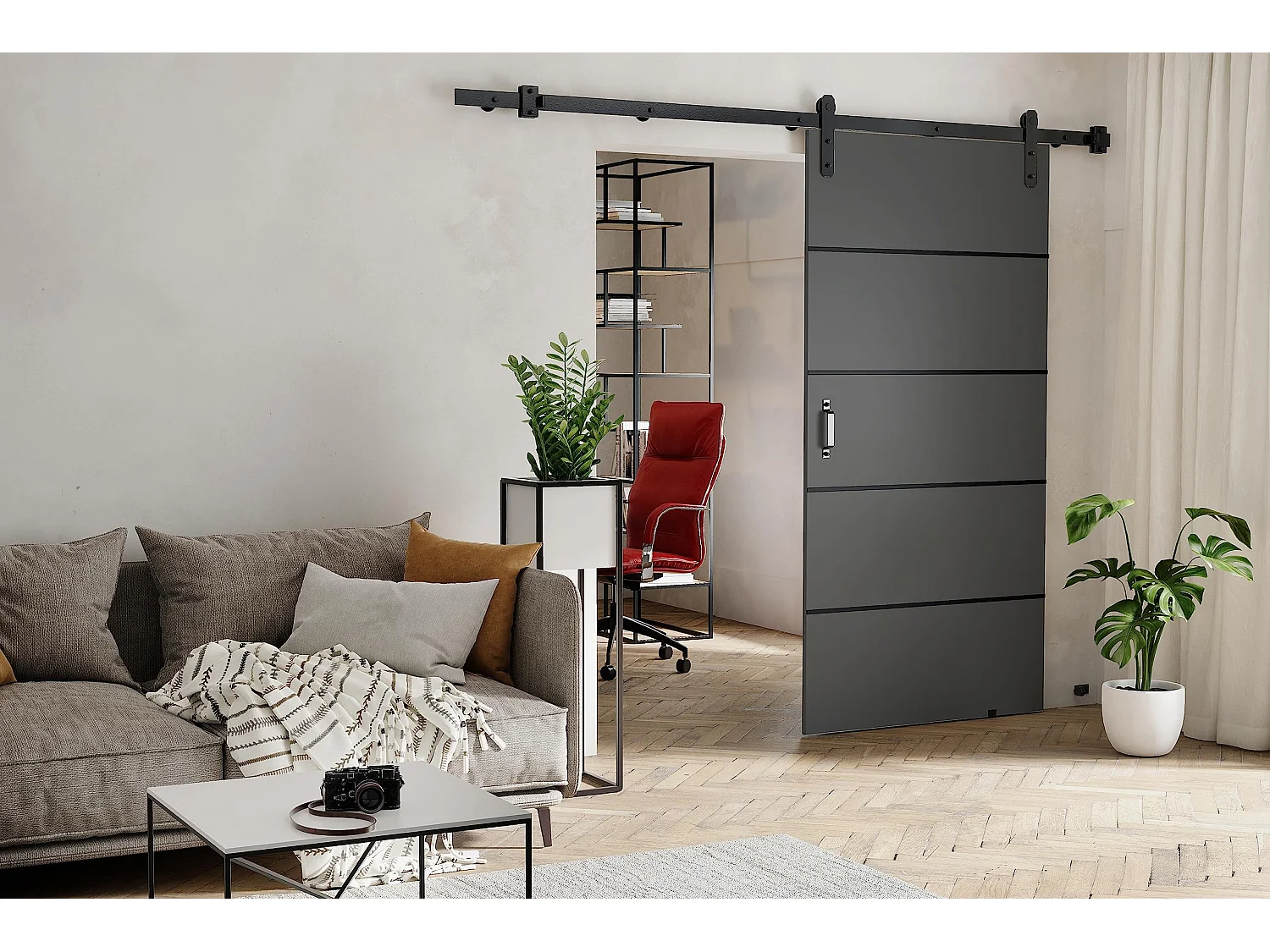 Schiebetür LOFT LORNI 80 Graphit