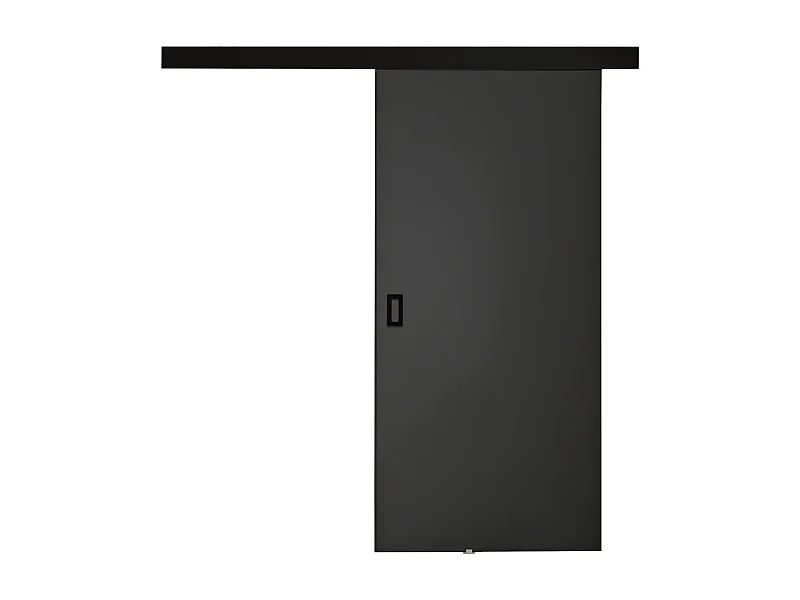 Portes coulissantes avec cache-rail WERDI 100 graphite