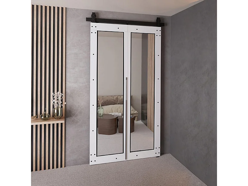 Schiebetür QUDIO M8 Weiß 90
