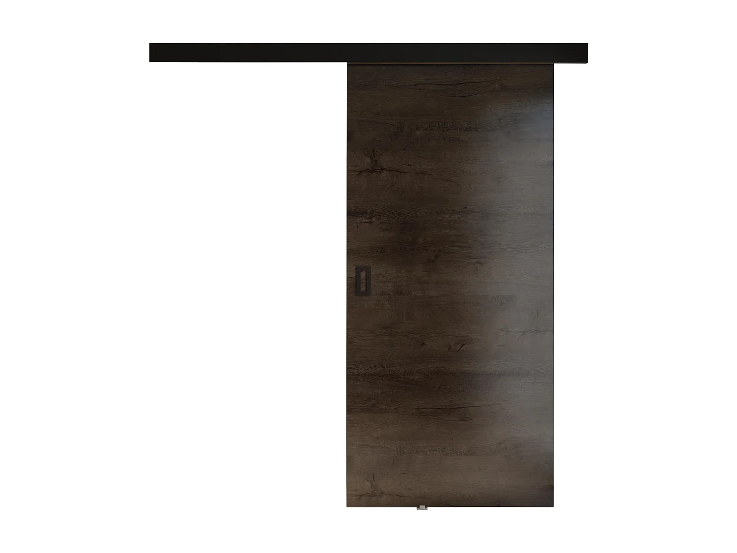Schiebetür mit Abdeckleiste  WERDI 80 Dunkle Esche