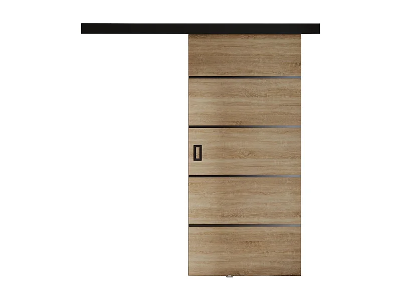 Drzwi przesuwne z maskownicą WERDI PLUS 90 dąb sonoma