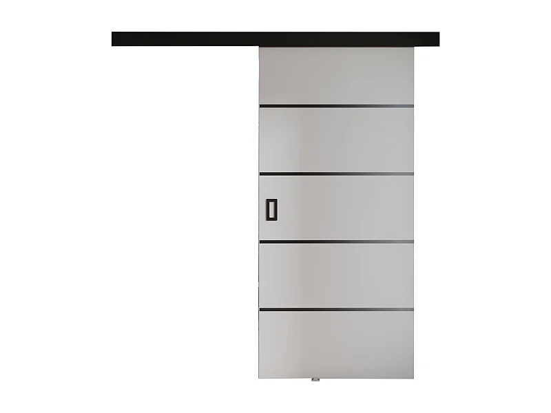 Portes coulissantes avec cache-rail WERDI PLUS 90 blanc