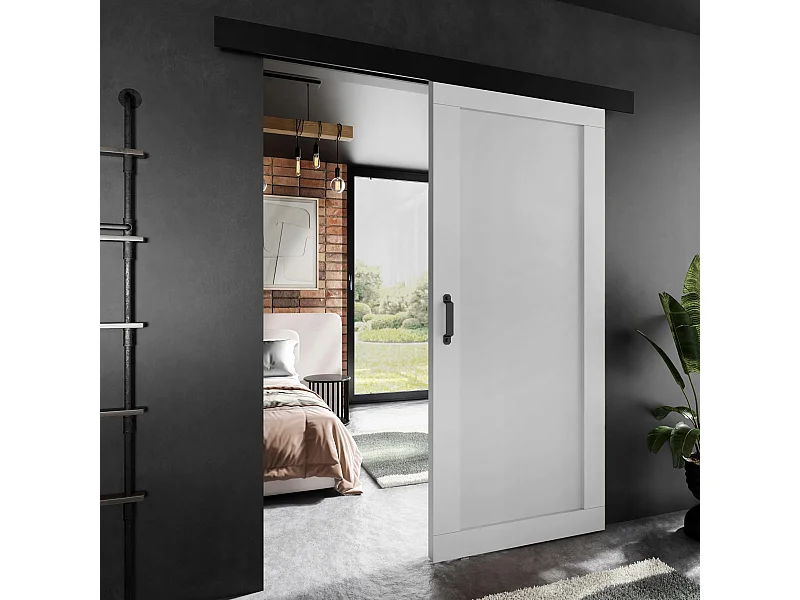 Schuifdeur ADIO 1 met afdeklijst wit 90