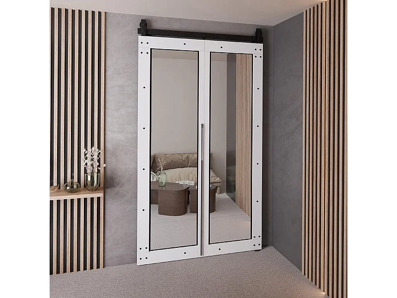 Portes coulissantes QUDIO M8 blanc 100