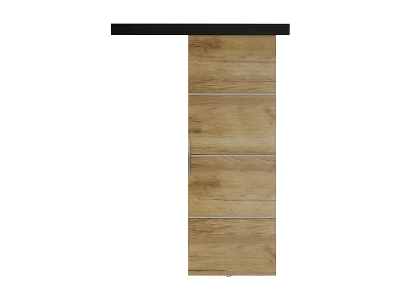 Schiebetür mit Abdeckleiste MALIBU PLUS 70 Eiche Craft Gold