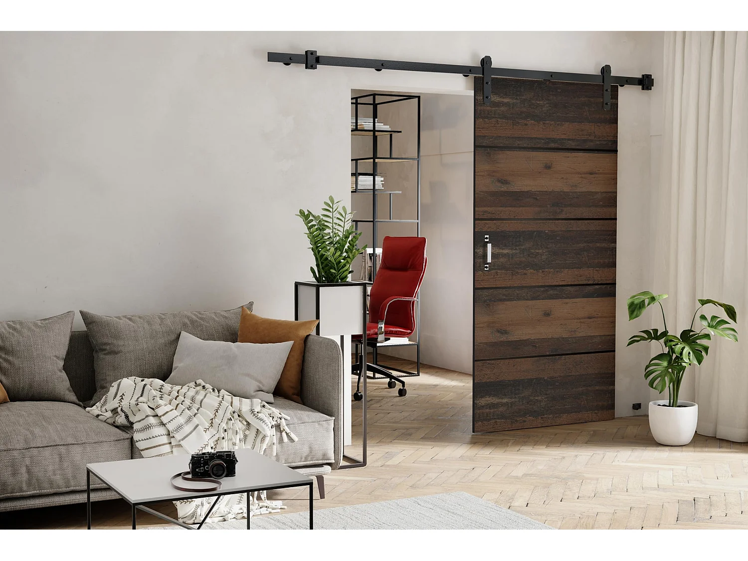 Portes coulissantes LOFT LORNI 90 old style
