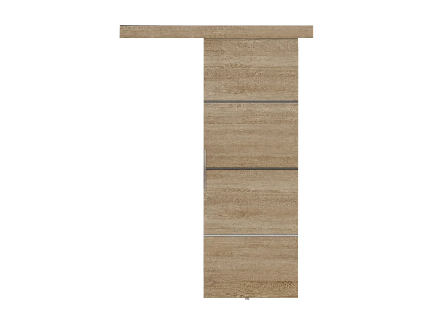 Schiebetür mit Abdeckleiste MALIBU PLUS 70 Eiche Sonoma