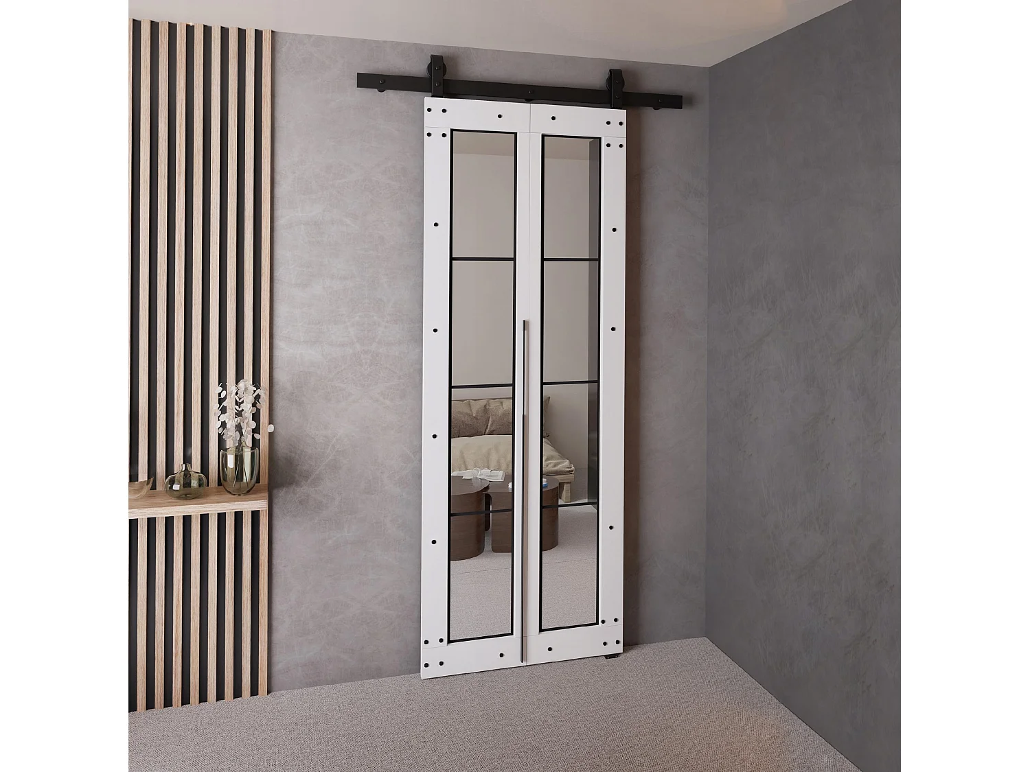 Schiebetür QUDIO M6 Weiß 60